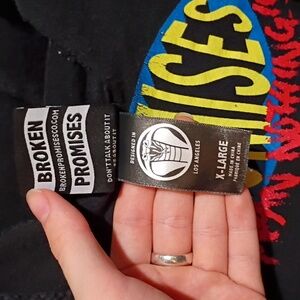 Black Broken Promises Hoodie